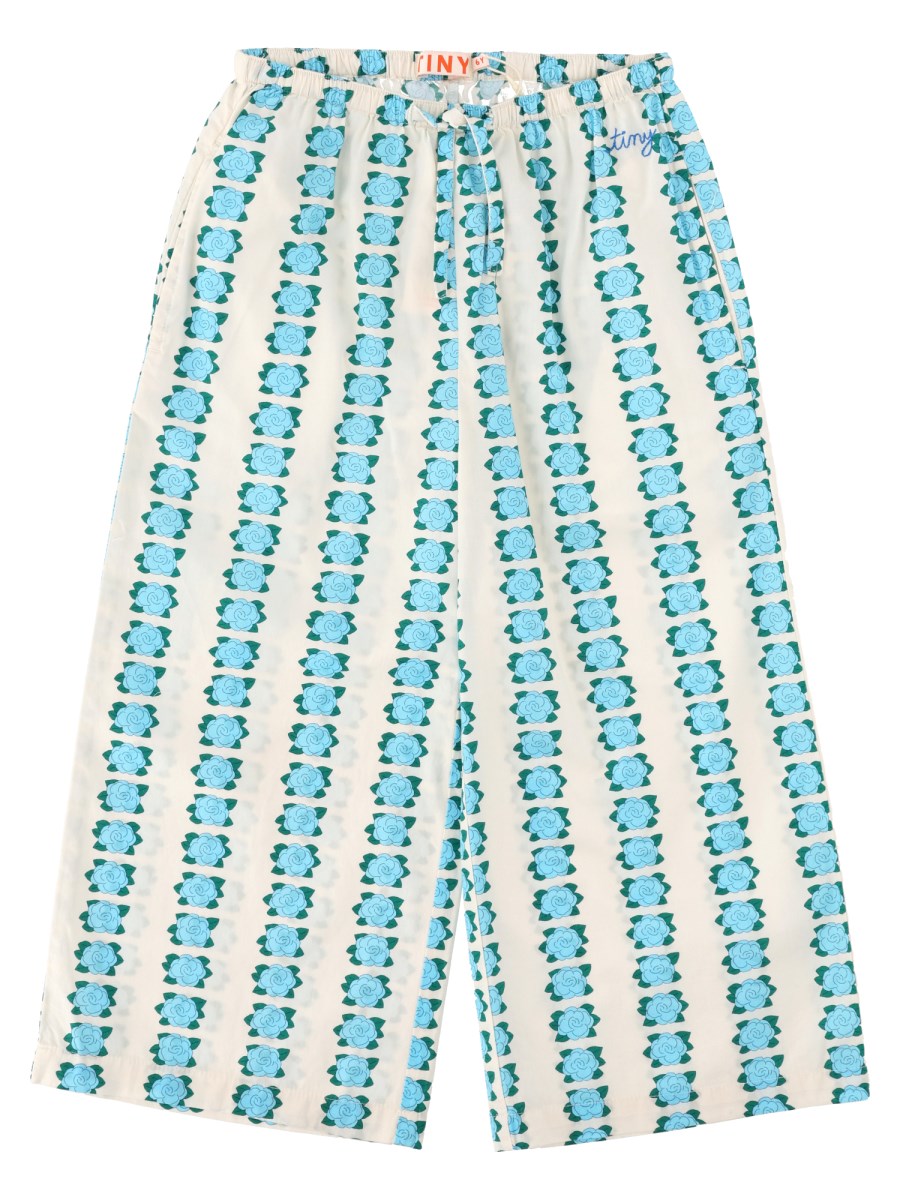 PANTALONI CON STAMPA FLOREALE