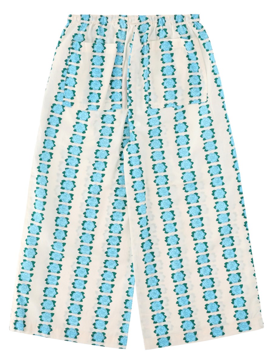 PANTALONI CON STAMPA FLOREALE