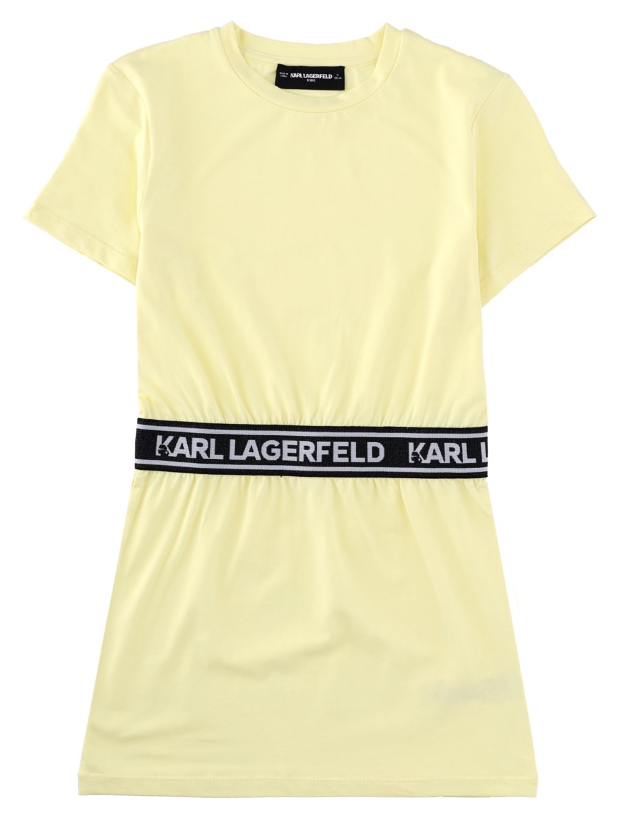 VESTITO CON FASCIA LOGATA