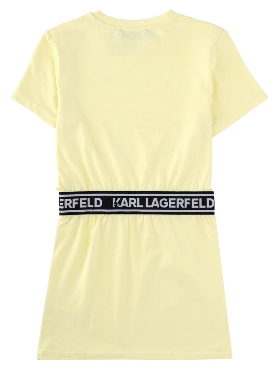 VESTITO CON FASCIA LOGATA