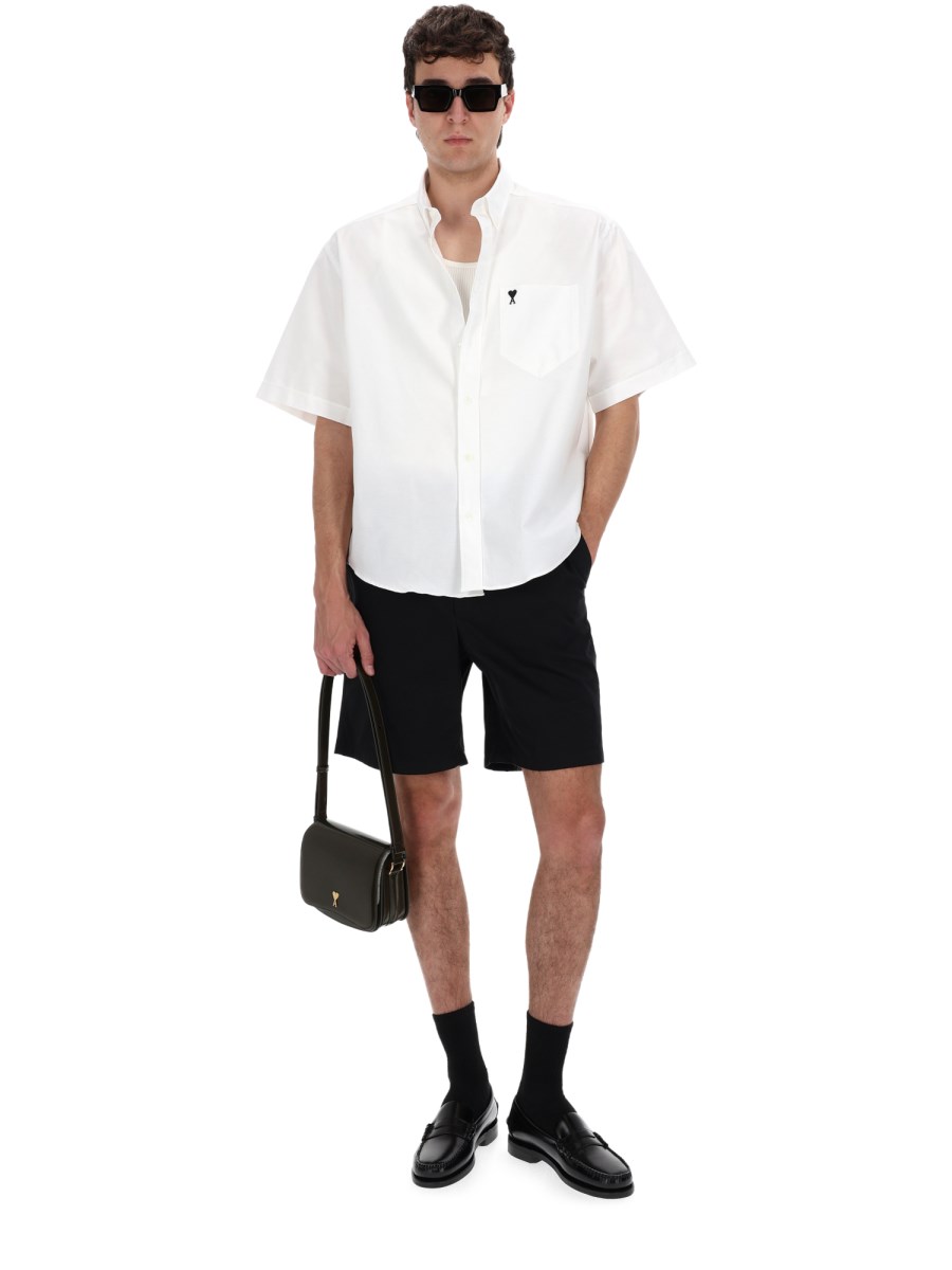 SHORTS ELASTICIZZATI CON LOGO