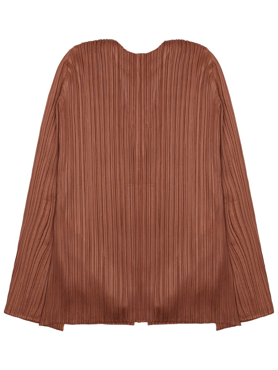 CARDIGAN PLISSETTATO