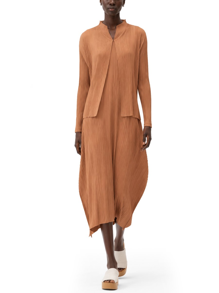 CARDIGAN PLISSETTATO