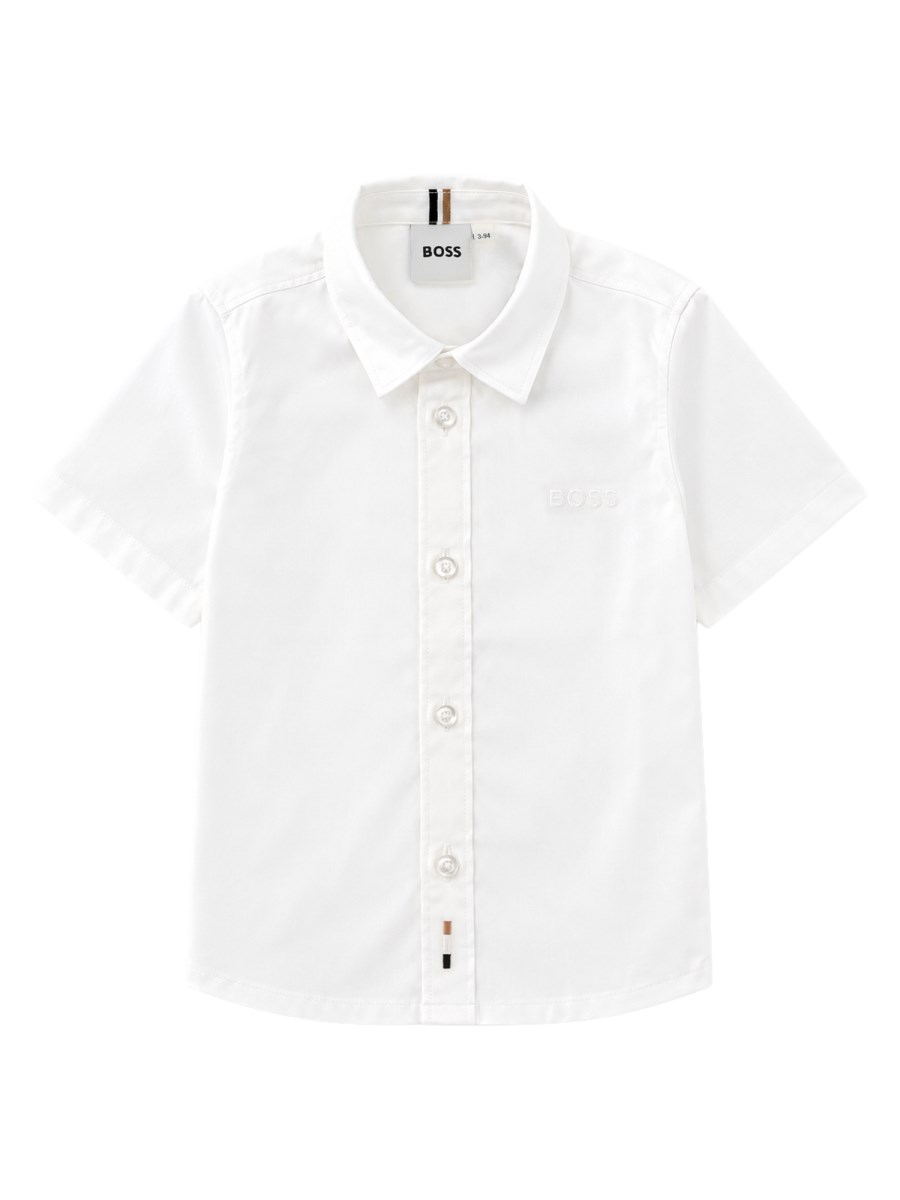 Camicia in cotone a manica corta