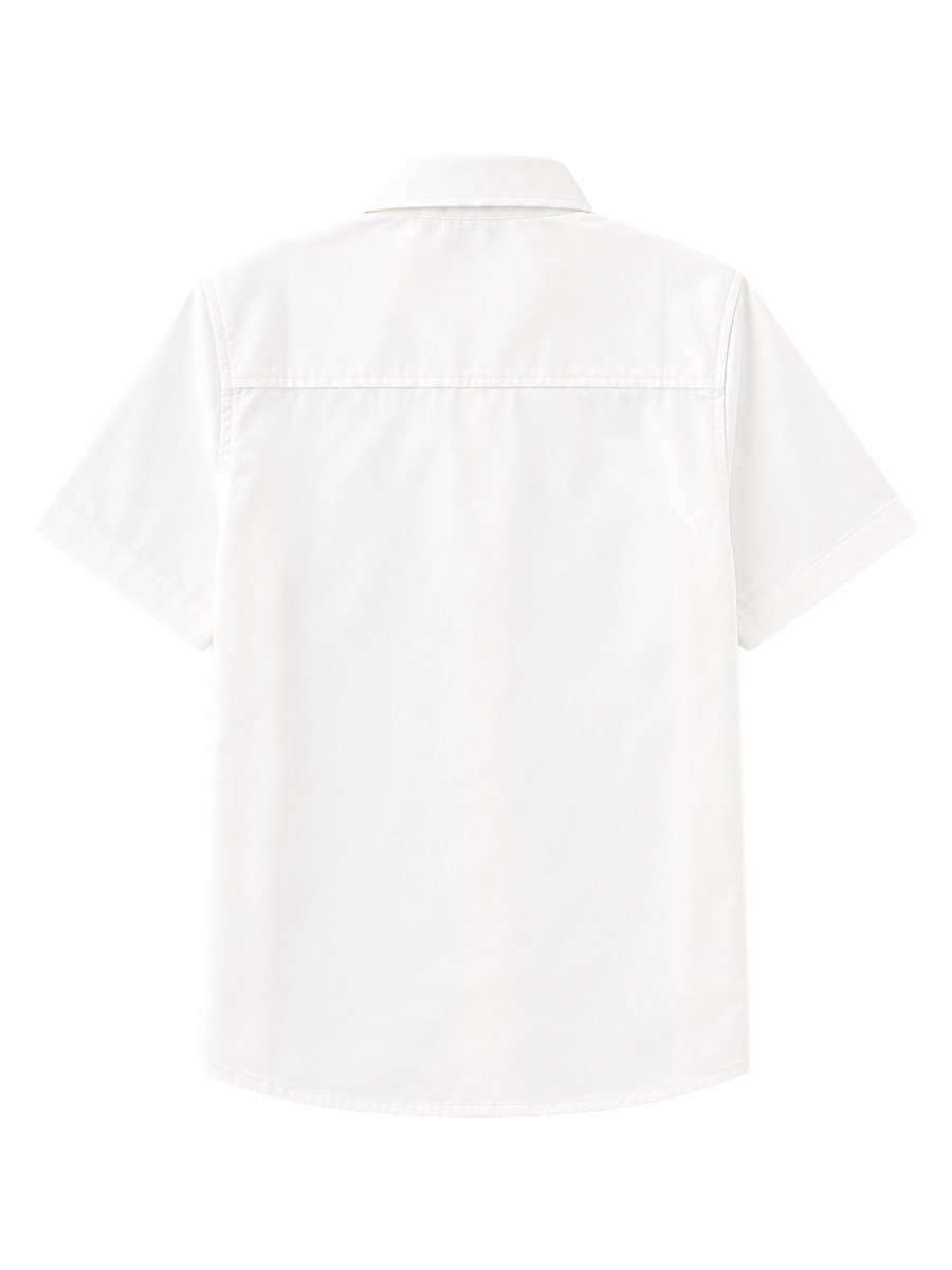 Camicia in cotone a manica corta
