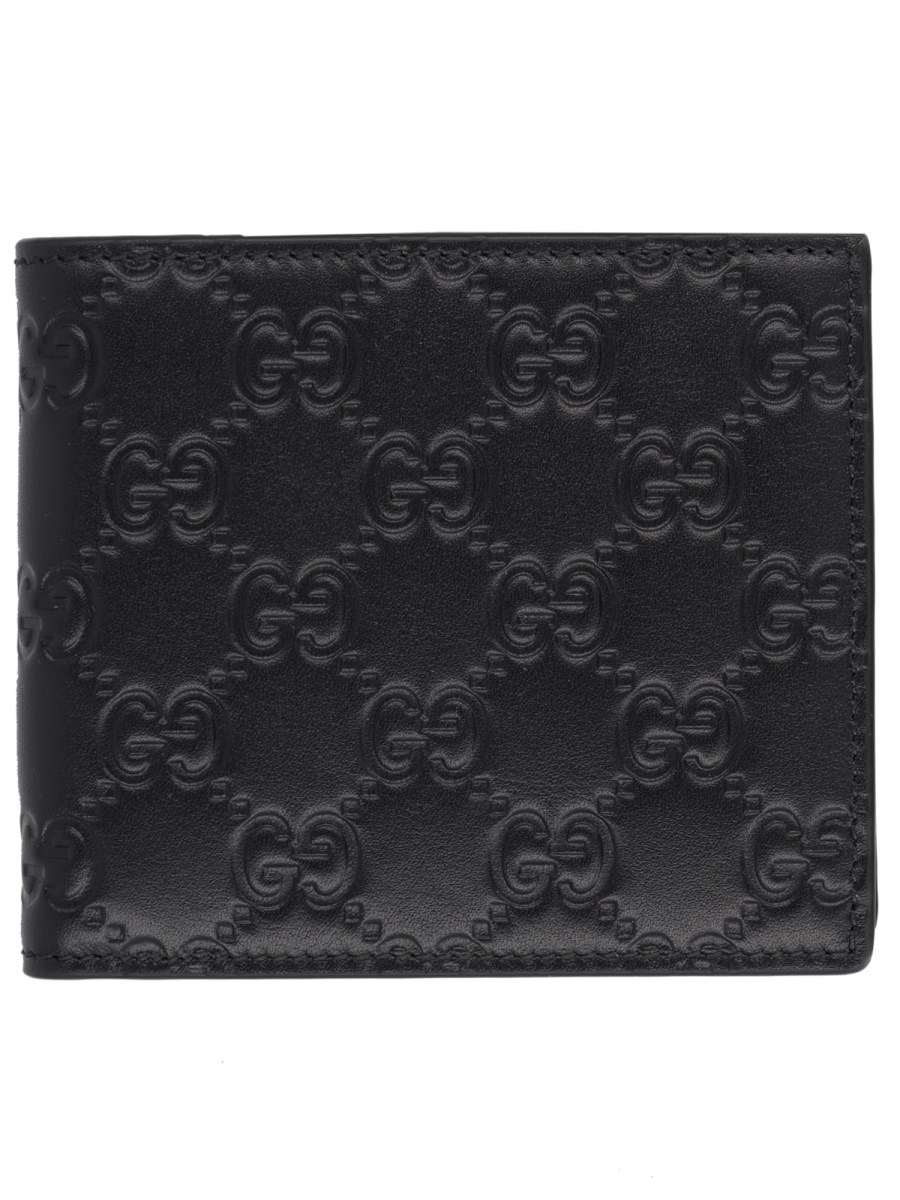 PORTAFOGLIO CON PORTAMONETE GG EMBLEM
