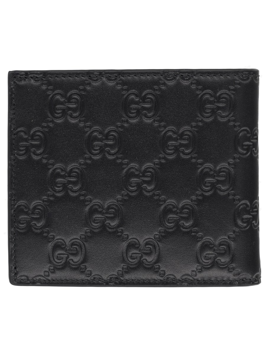 PORTAFOGLIO CON PORTAMONETE GG EMBLEM