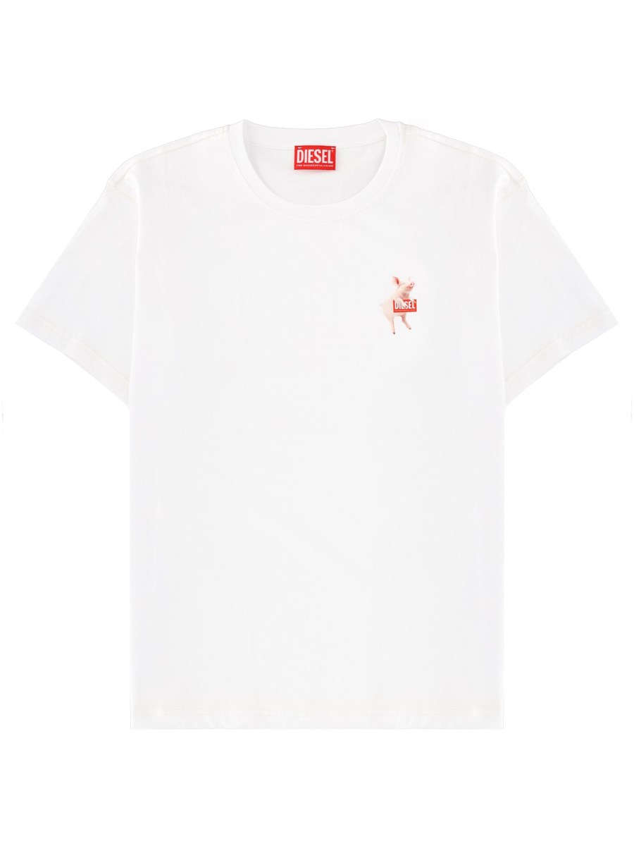 T-SHIRT IN COTONE CON STAMPA LOGO