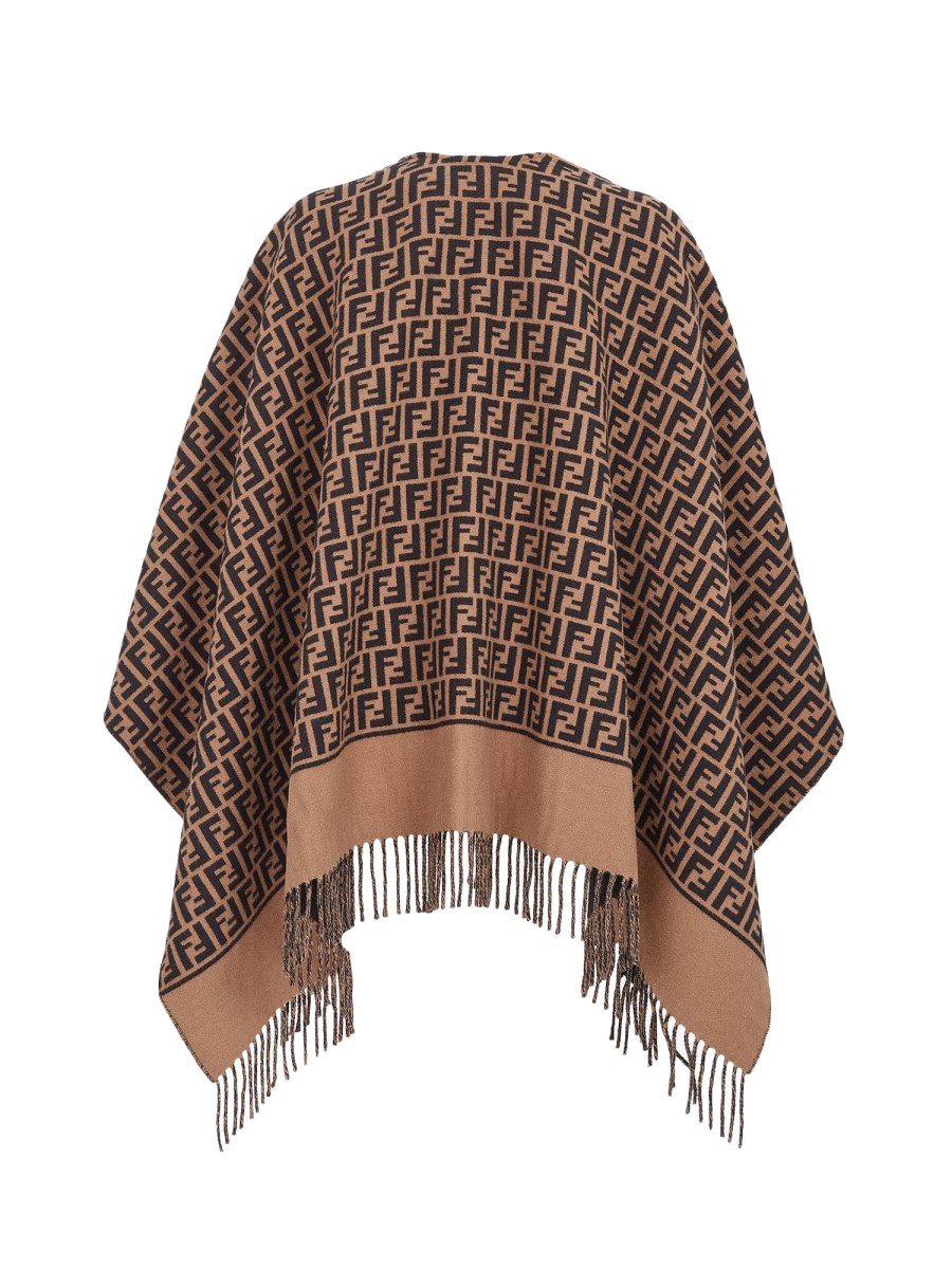 PONCHO IN LANA E CASHMERE