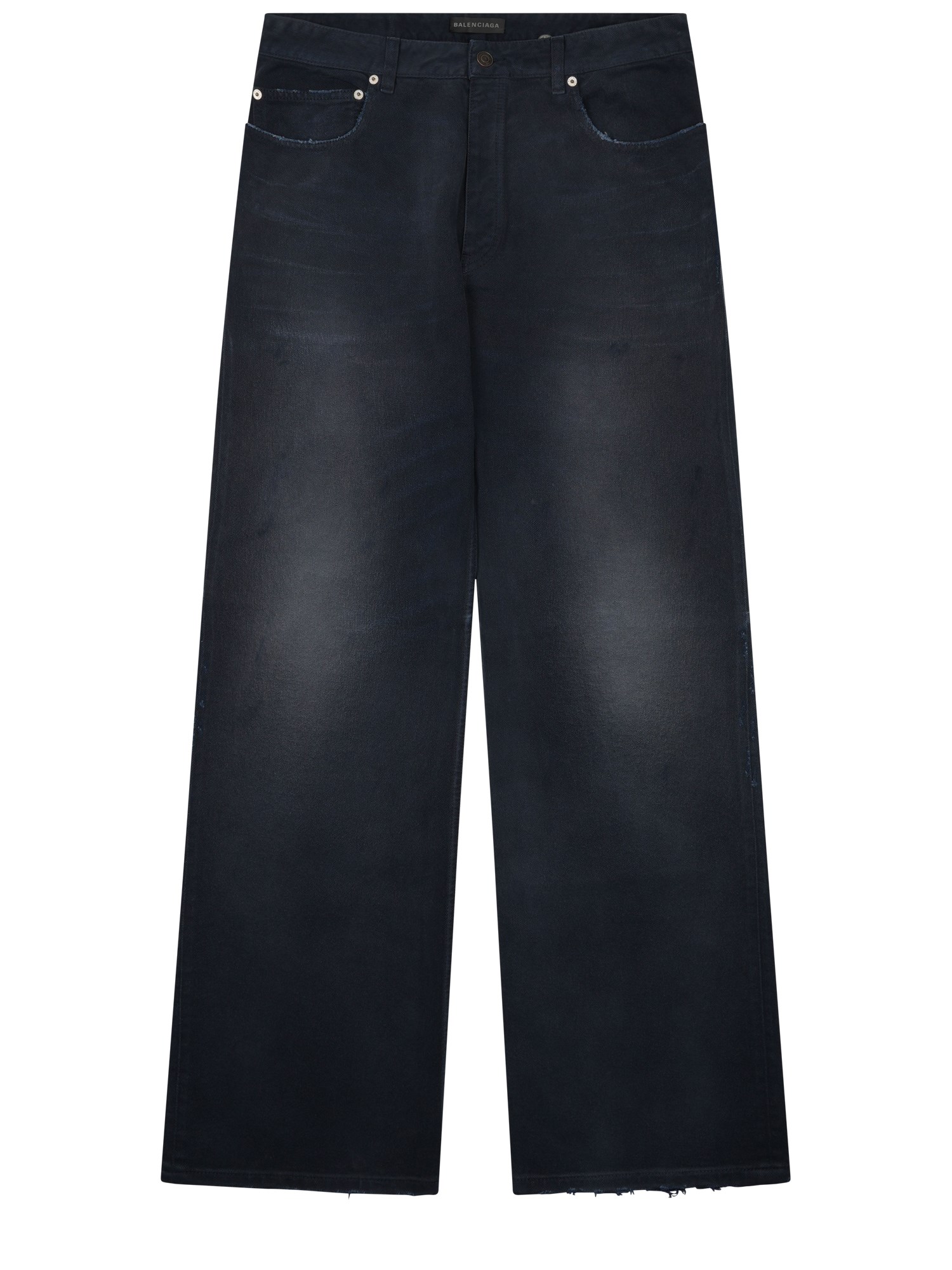 balenciaga jeans with knee bend