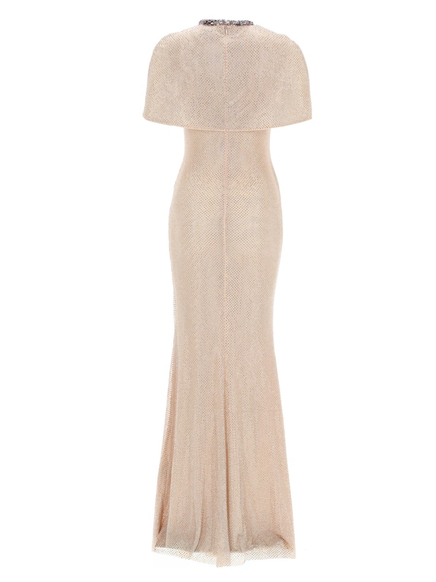 ABITO LUNGO CON CRISTALLI