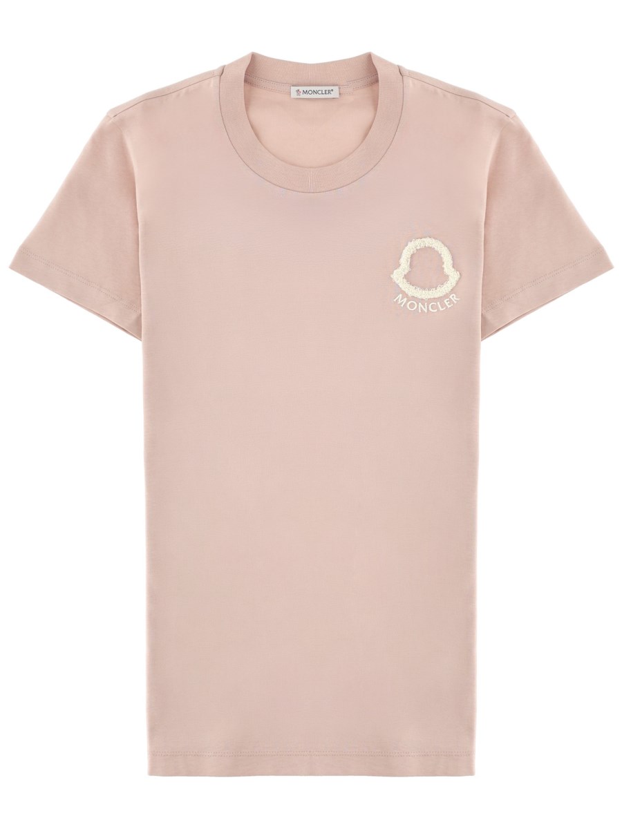 T-SHIRT CON LOGO RICAMATO