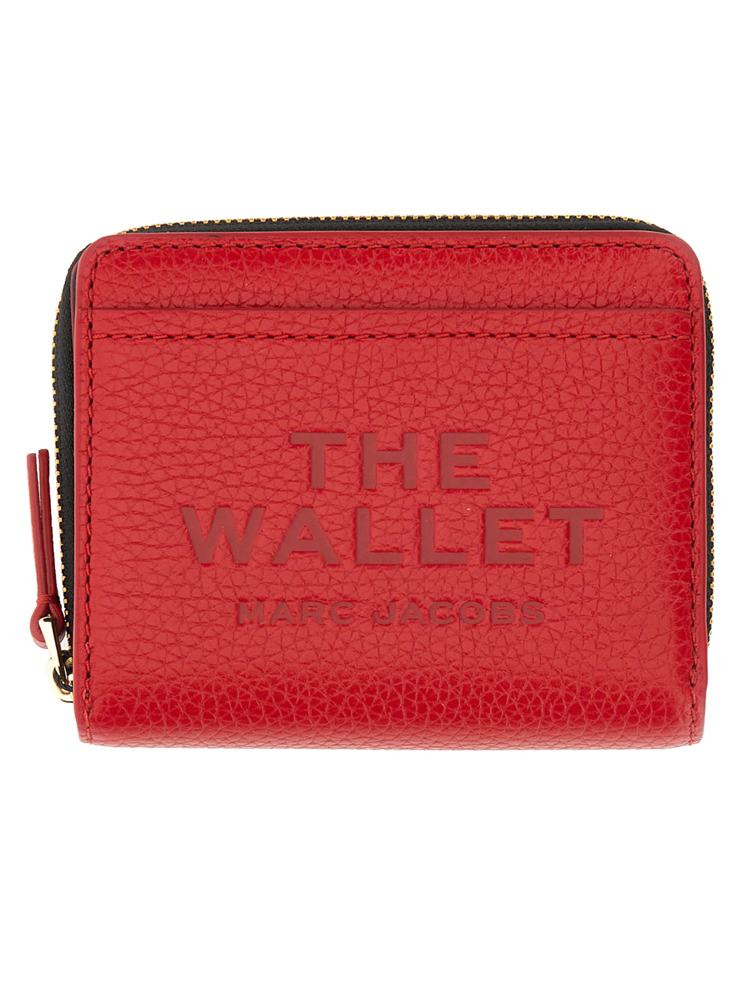 Marc Jacobs "the Compact" Mini Wallet In Red