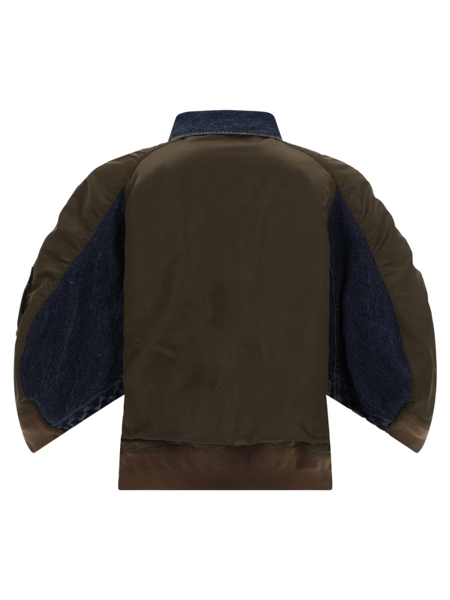 GIACCA BOMBER IN DENIM