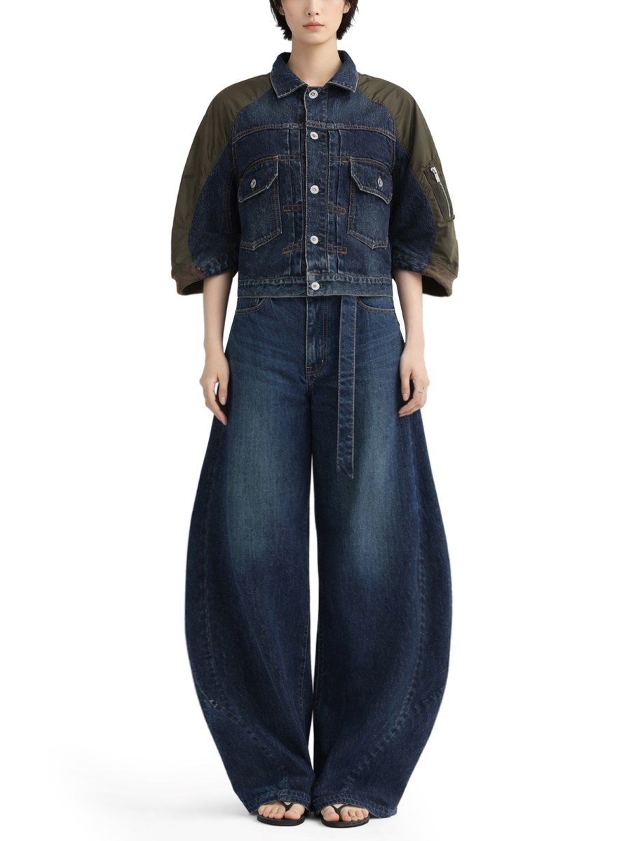 GIACCA BOMBER IN DENIM