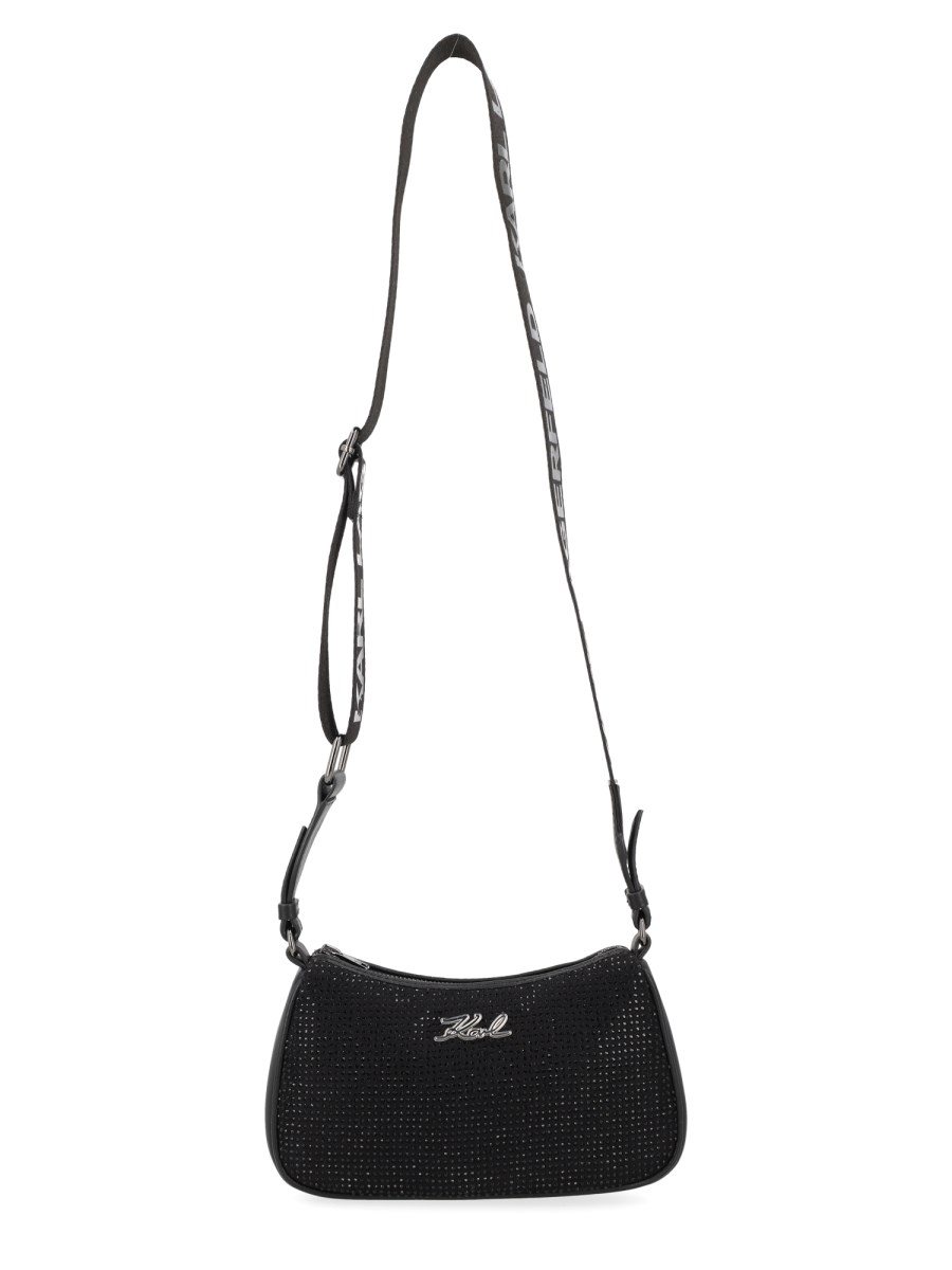 BORSA A TRACOLLA CON STRASS