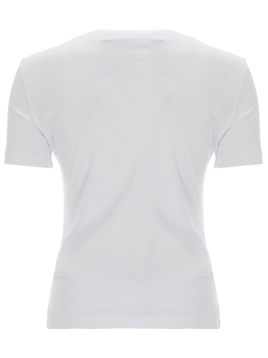 T-SHIRT CON LOGO GLITTERATO