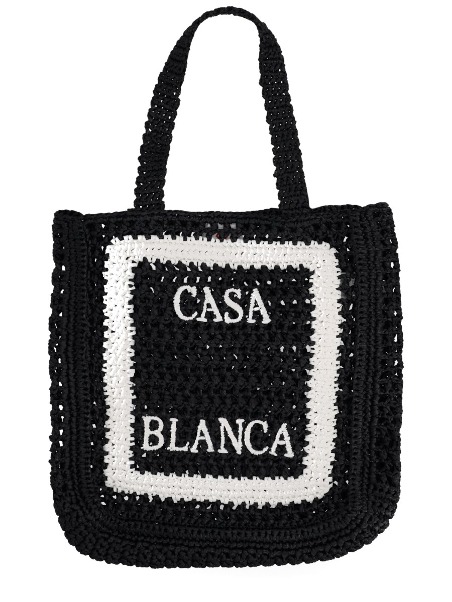 BORSA TOTE CON LOGO