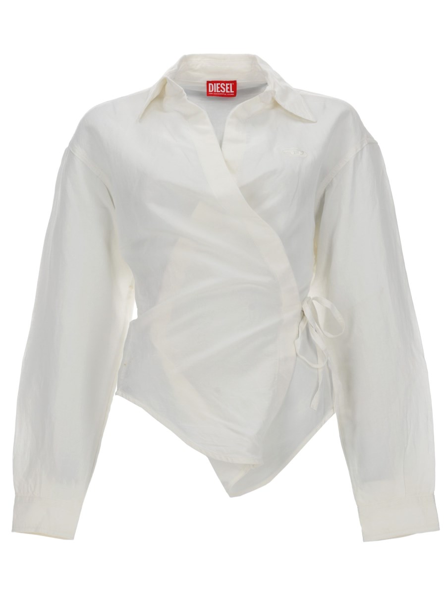 CAMICIA CON CHIUSURA A PORTAFOGLIO