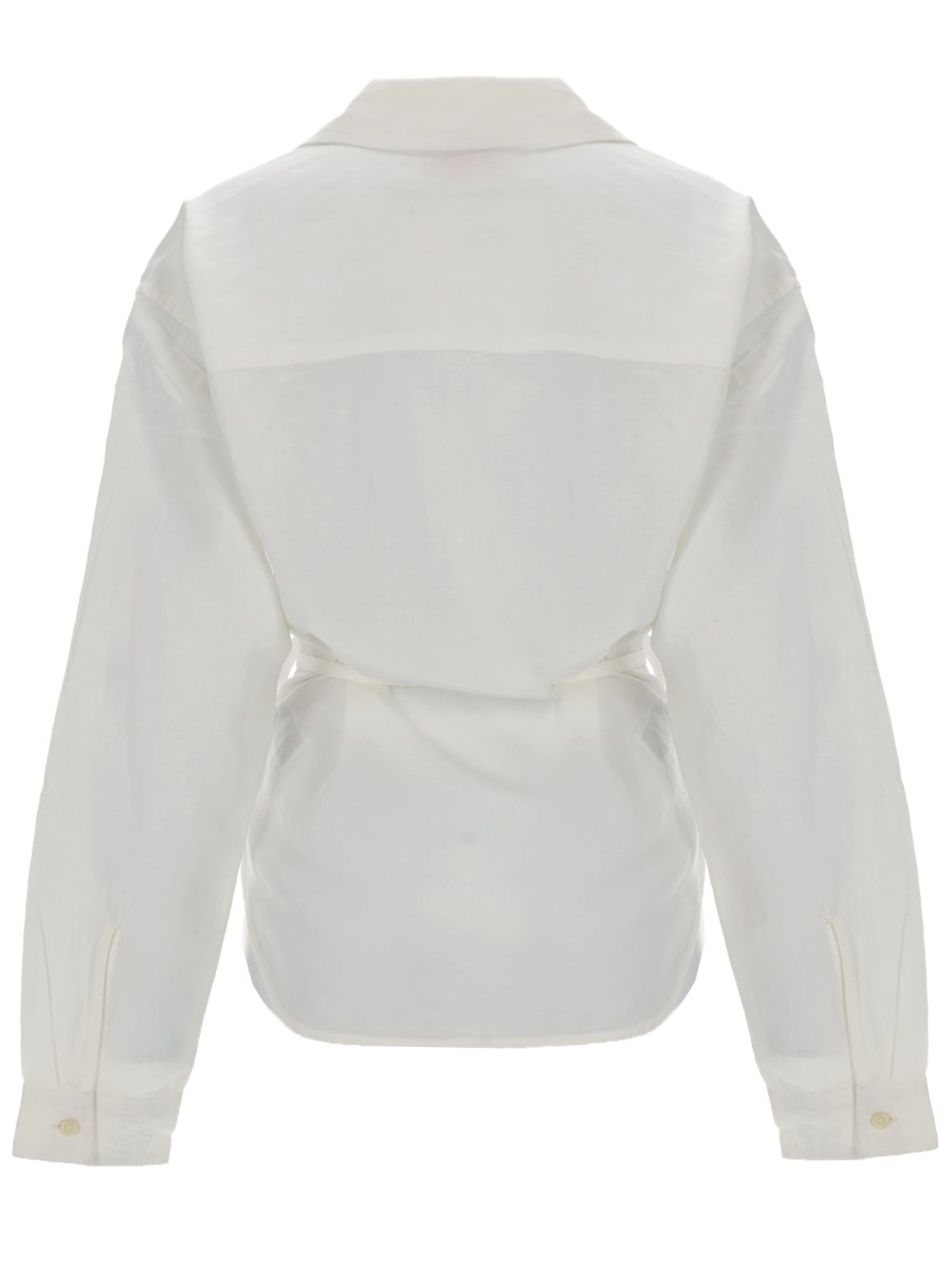 CAMICIA CON CHIUSURA A PORTAFOGLIO