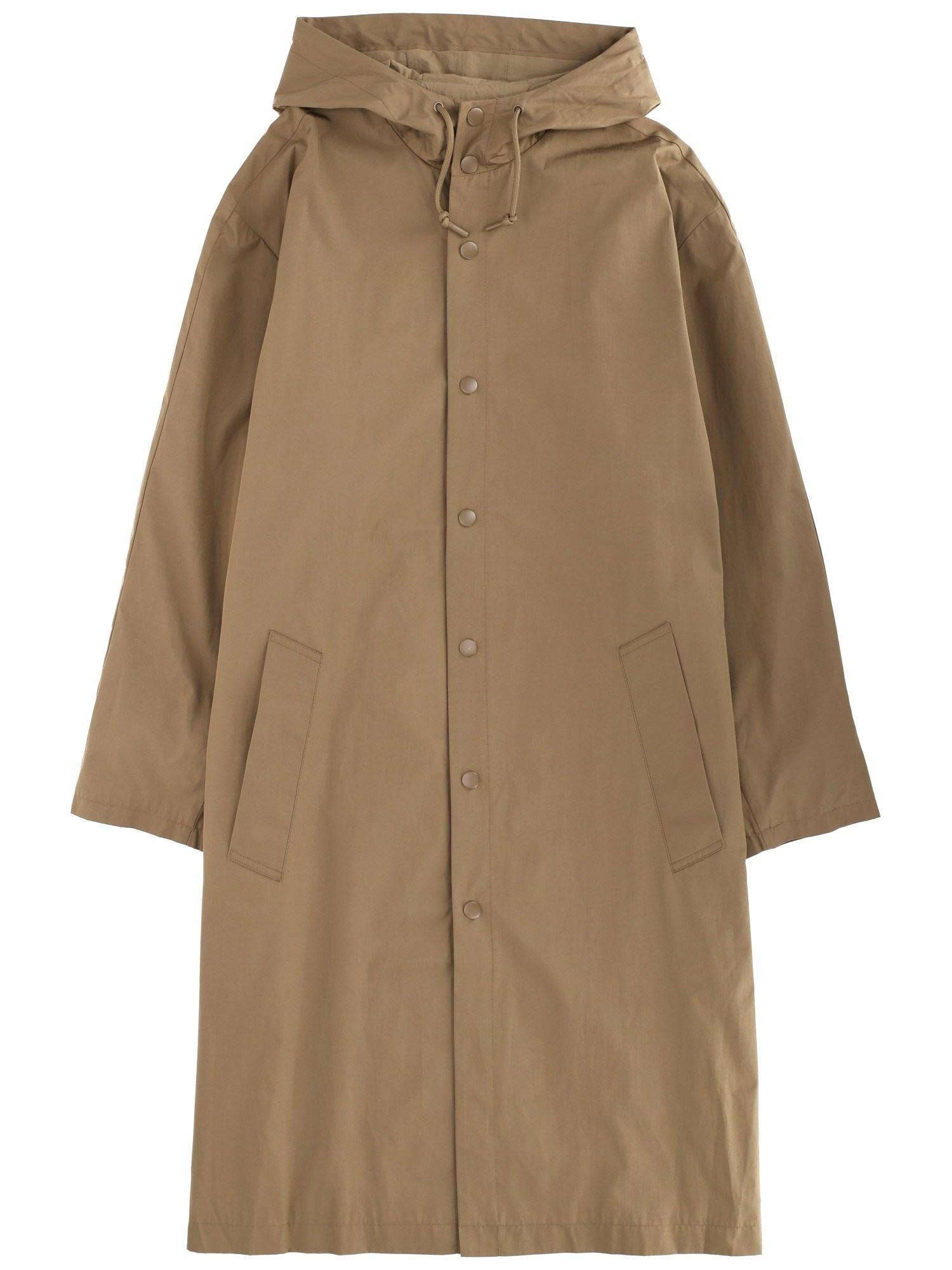 Apc A. P.c. Hooded Trench Coat In Brown