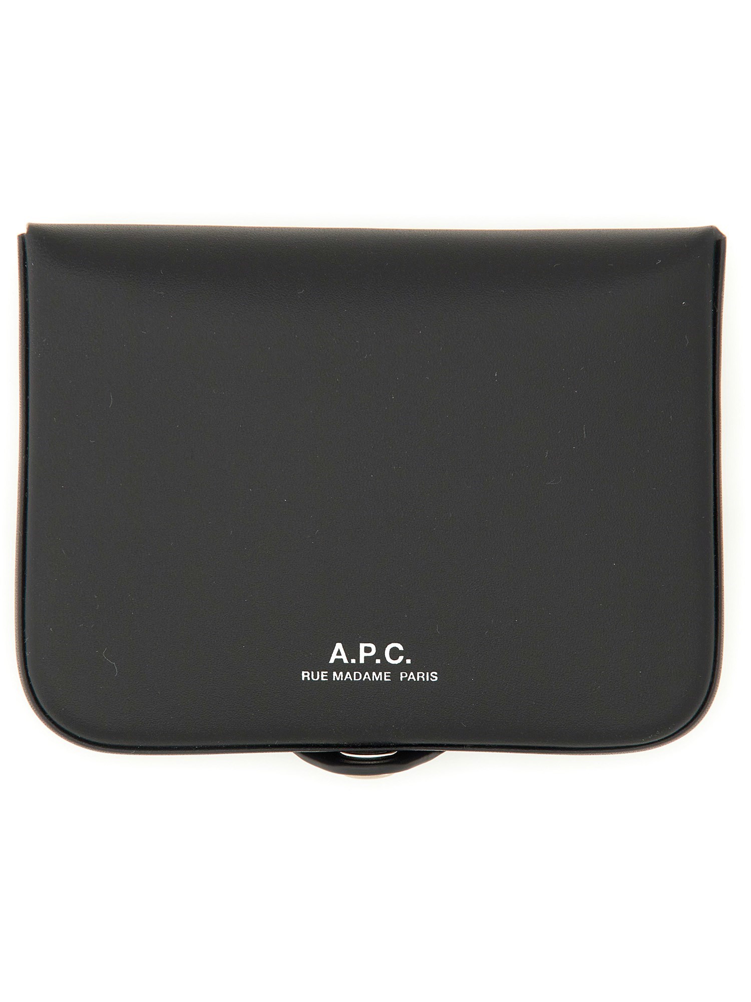 Apc A.p.c. Portamonete Josh In Black