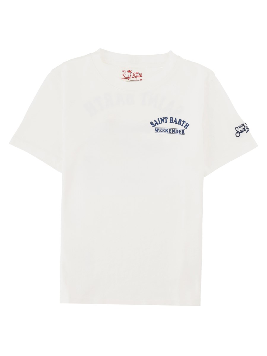 T-SHIRT CON STAMPA SUL RETRO
