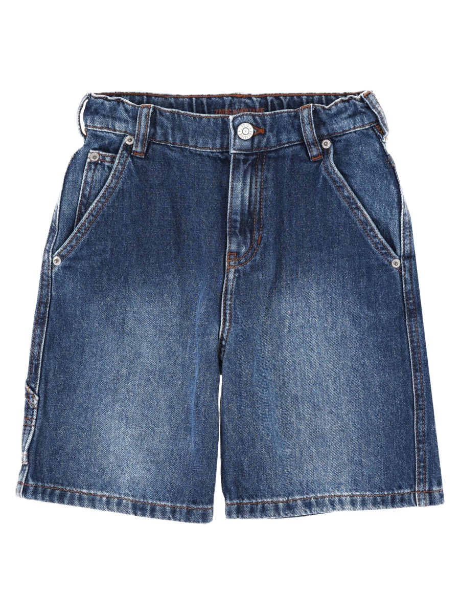 SHORTS IN DENIM