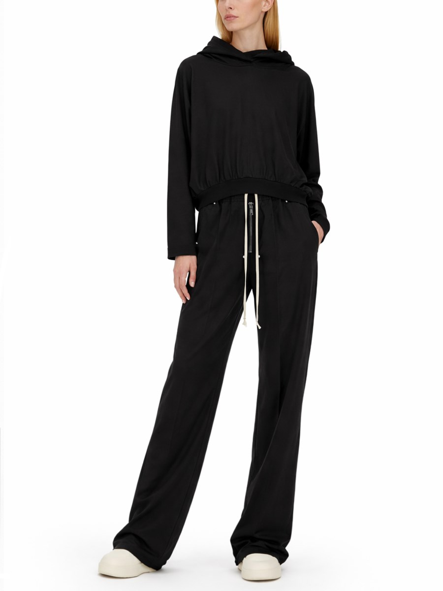 T-SHIRT CROPPED CON CAPPUCCIO