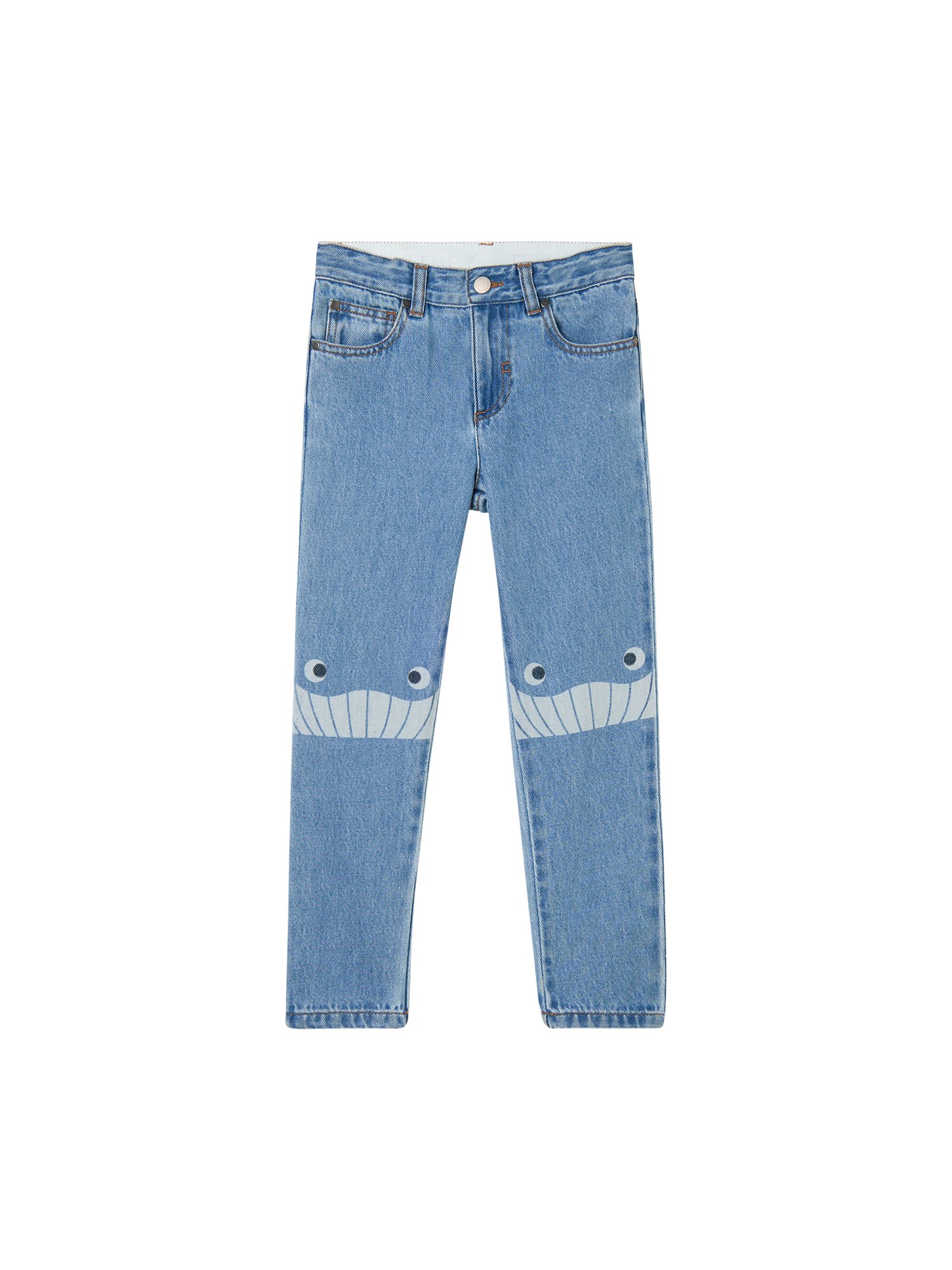 stella mccartney "smile" denim pants
