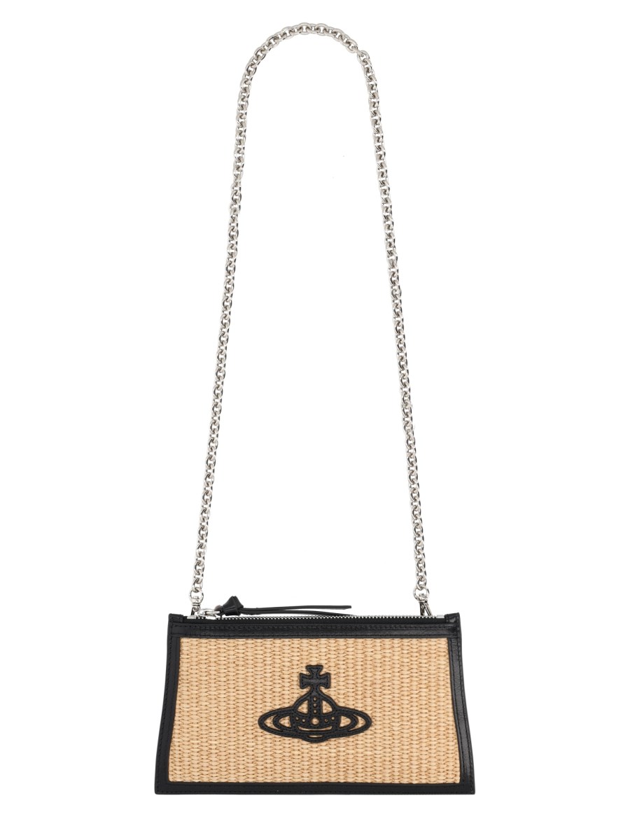 BORSA CLUTCH FLAT SMALL INTRECCIATA