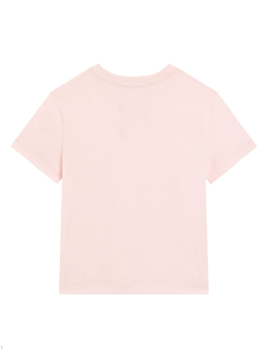 T-shirt con logo in rilievo