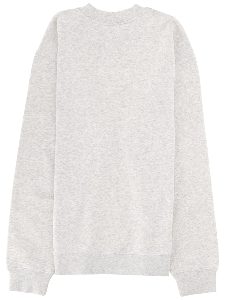 FELPA CON LOGO IN GROS-GRAIN