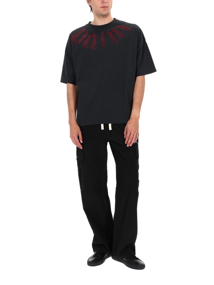 PANTALONE CARGO CURVED LOGO