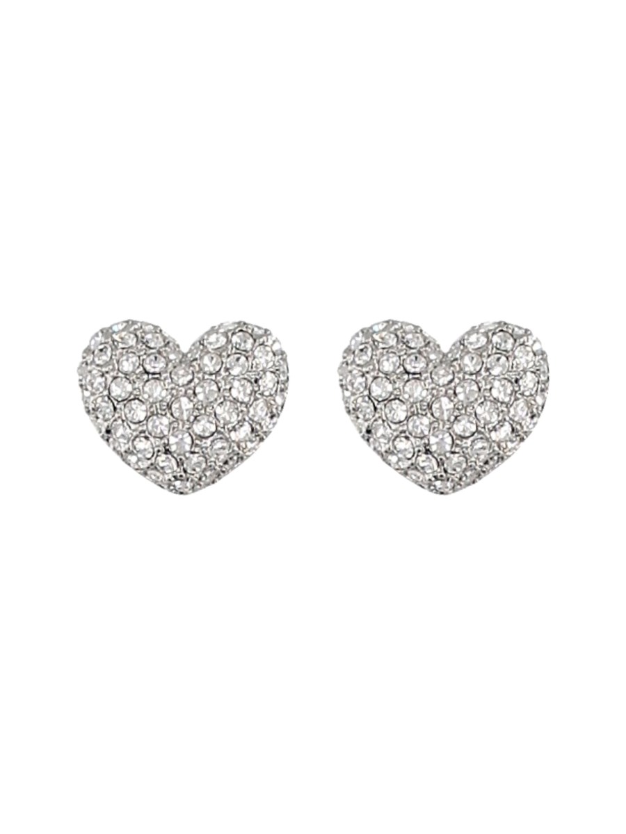 ORECCHINI HEART PAVE