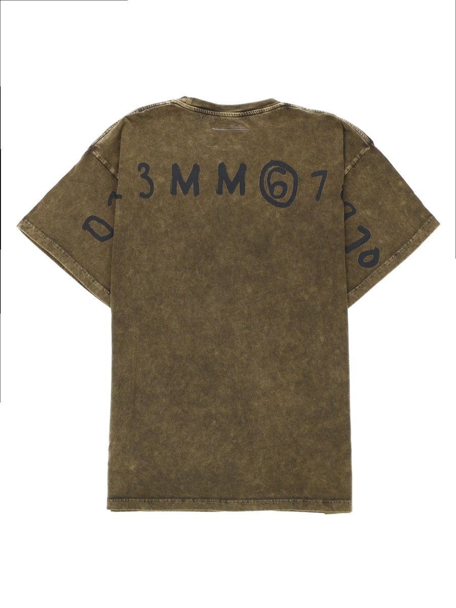 T-SHIRT CON STAMPA SUL RETRO