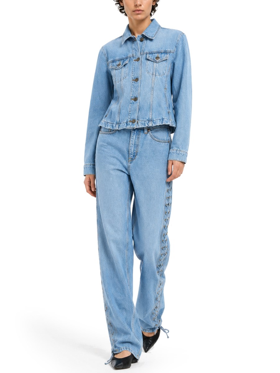 JEANS CON LACCI