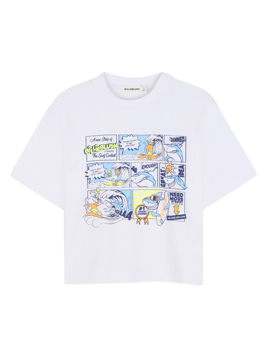 T-SHIRT CON STAMPA FUMETTI