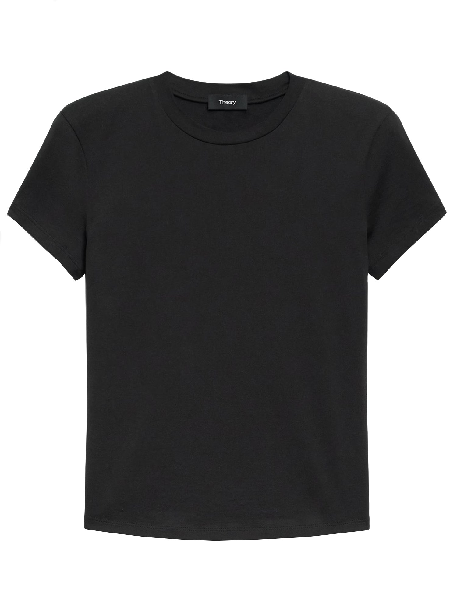 Theory Pima Cotton T-shirt In Black