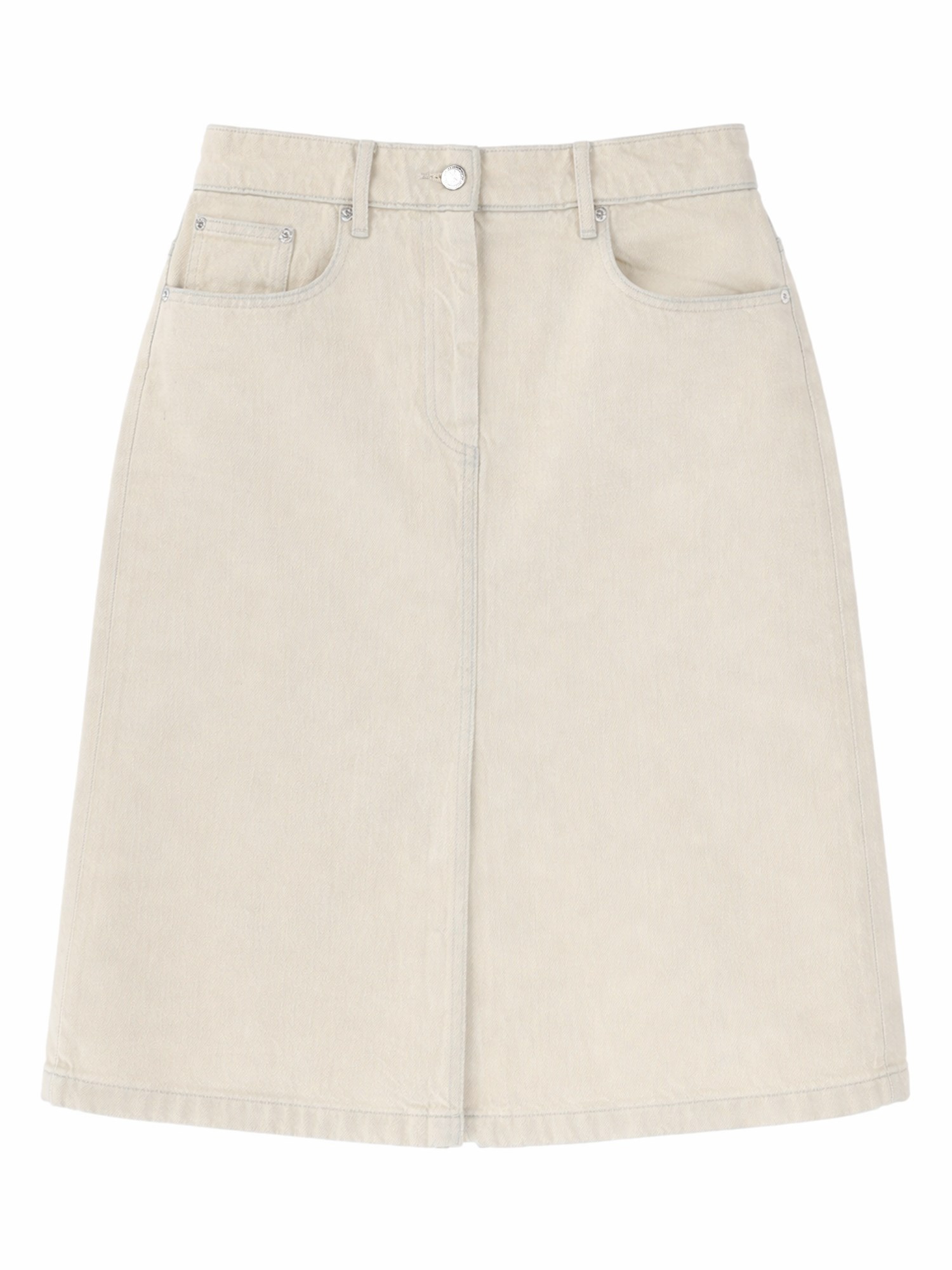 a. p.c. denim midi skirt