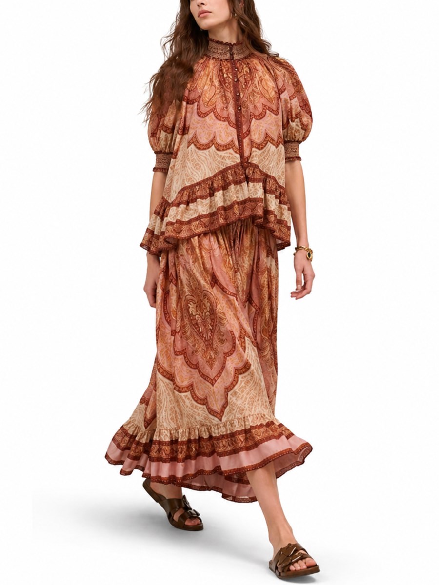 BLUSA CON VOLANT WANDERLUST