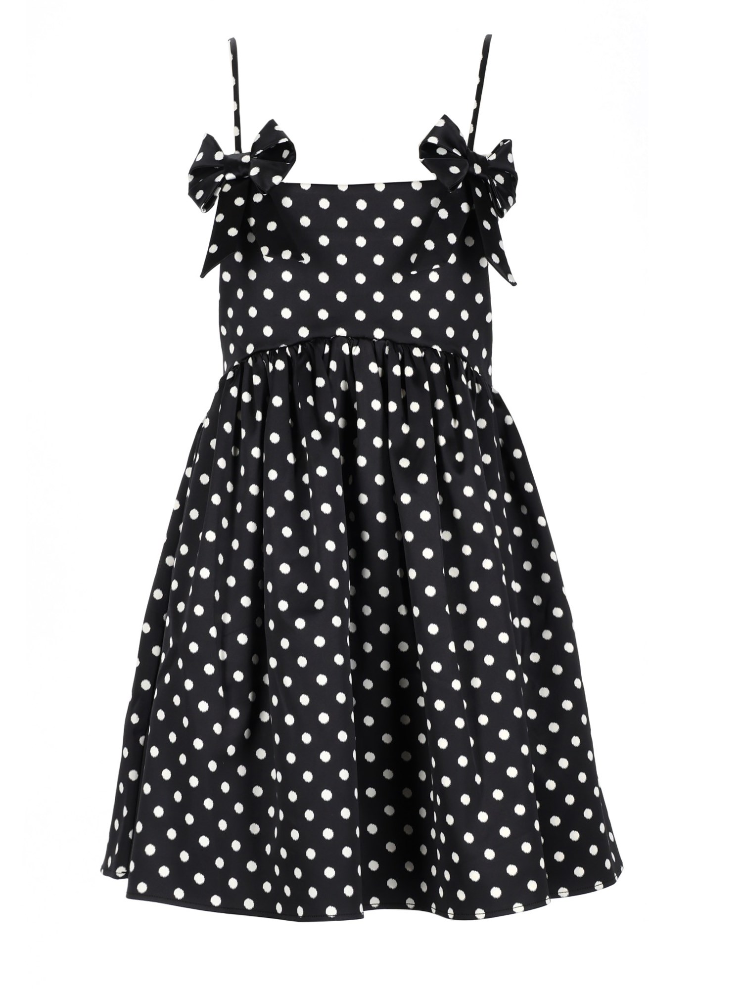 ganni "polka dot" mini dress