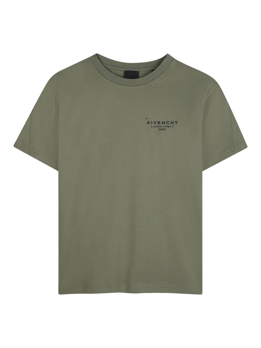 T-SHIRT CON STAMPA SUL RETRO 