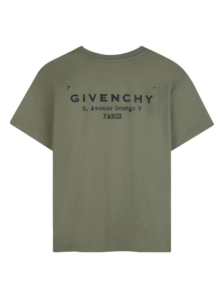 T-SHIRT CON STAMPA SUL RETRO 