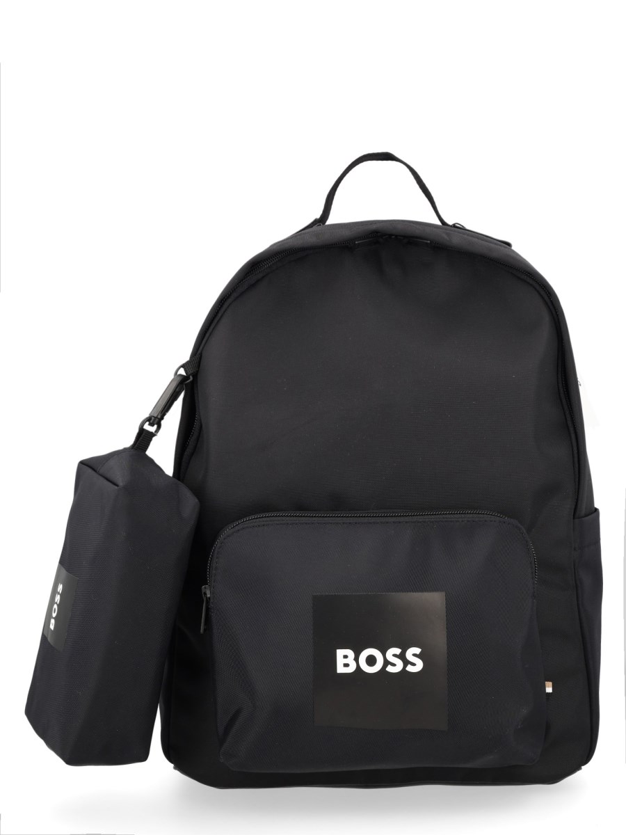 Zaino con logo e astuccio coordinato