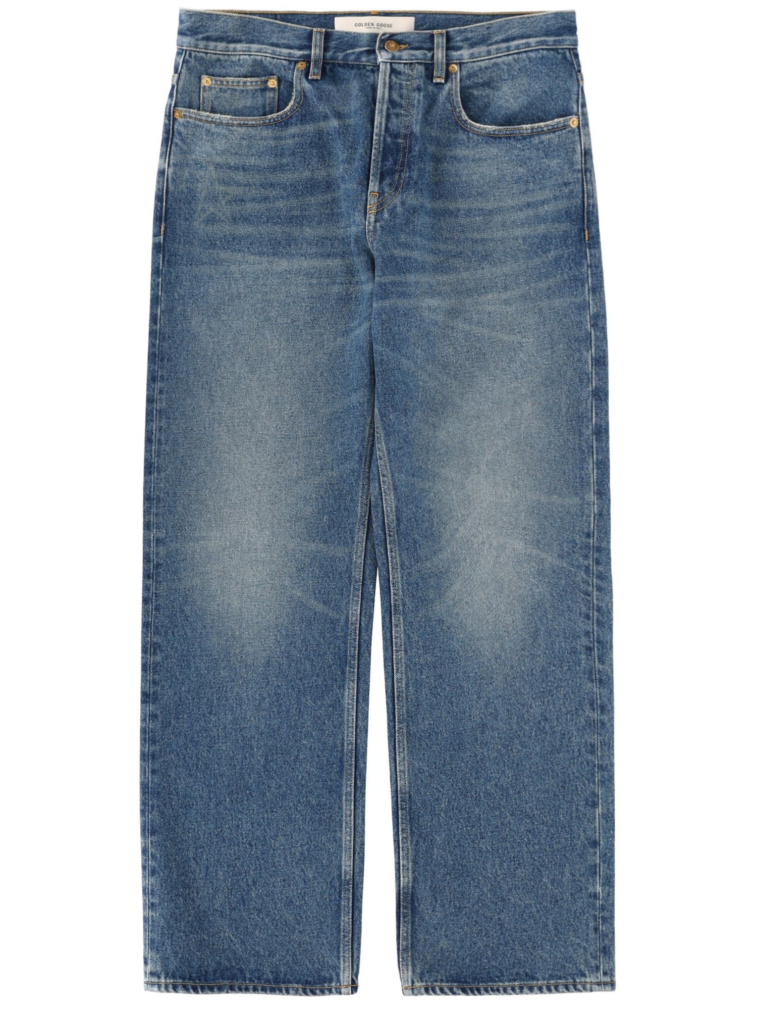 golden goose jeans in denim