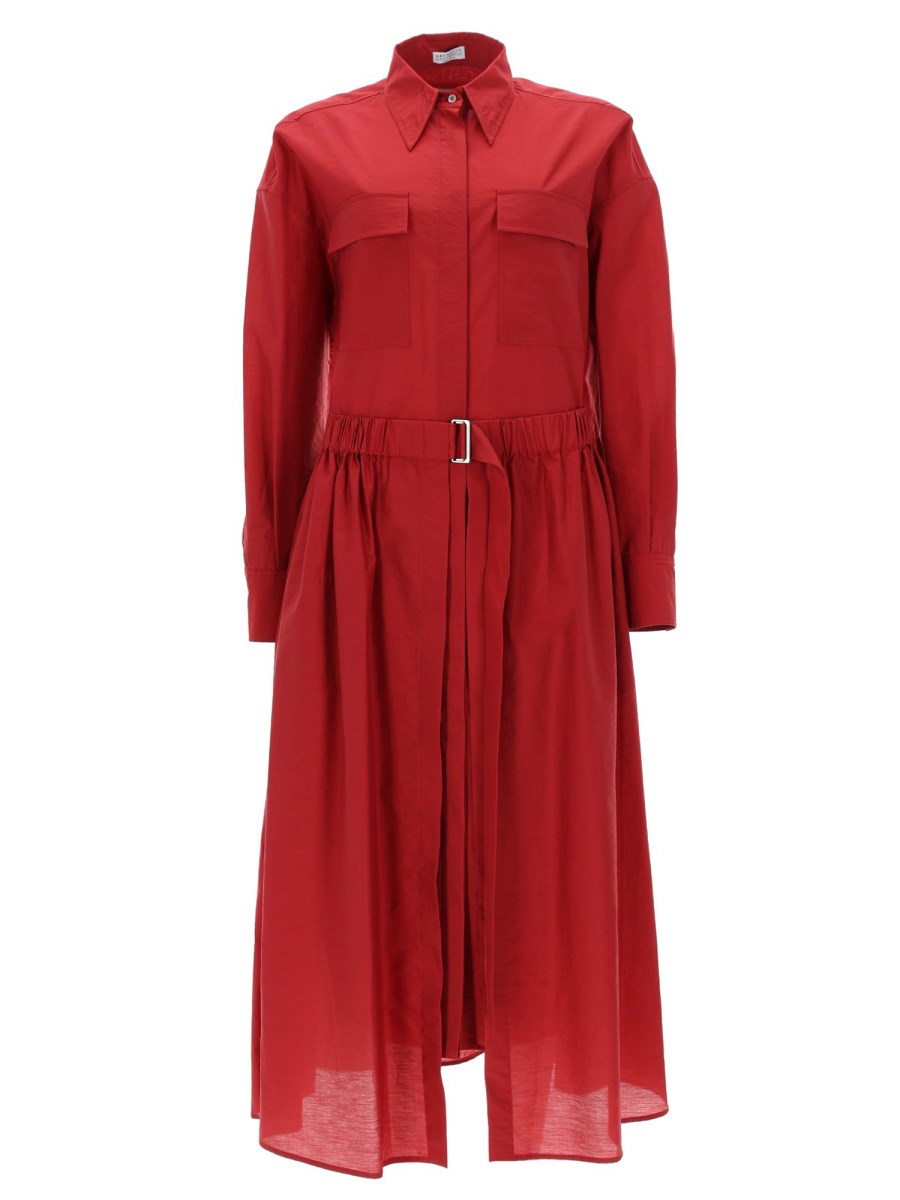 ABITO MIDI CON COLLETTO