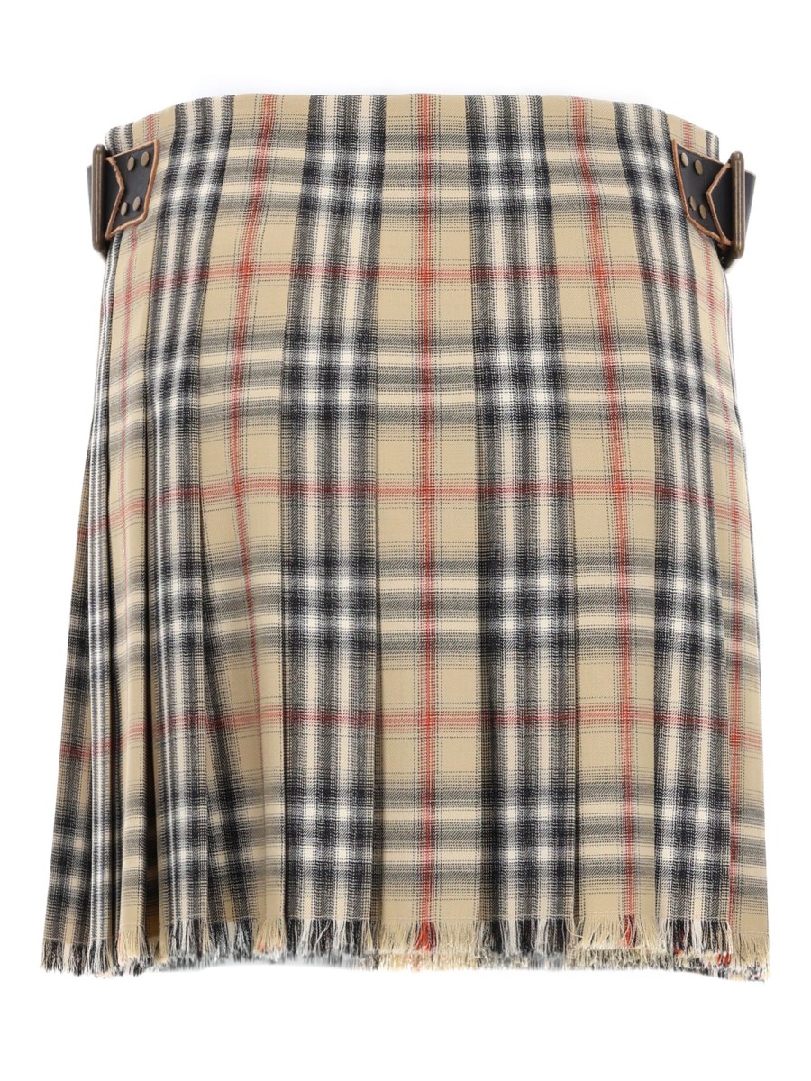MINIGONNA KILT IN LANA CHECK