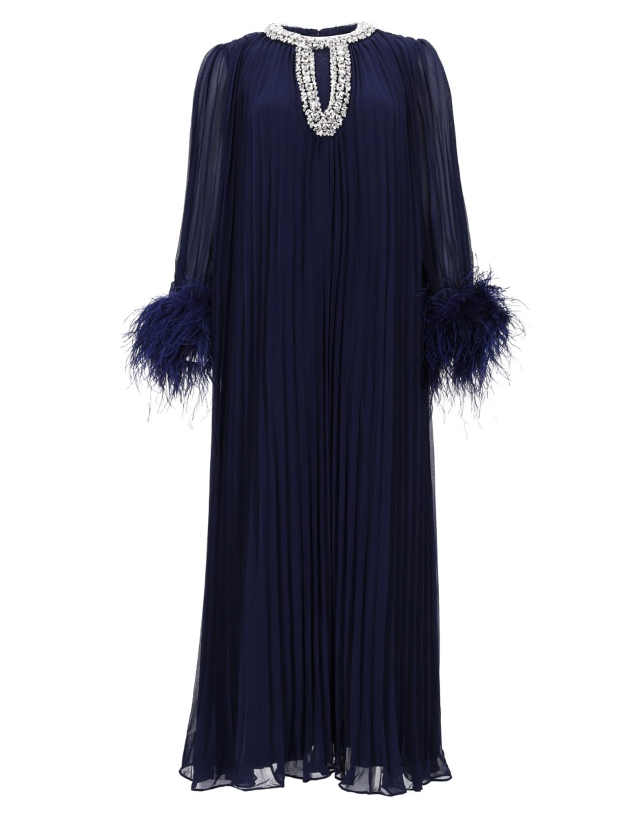 ABITO MIDI IN CHIFFON