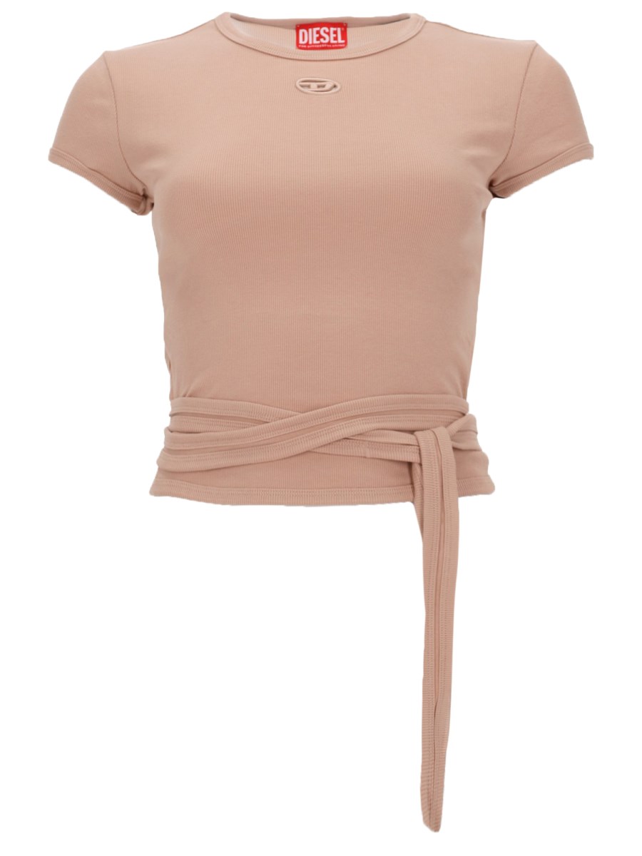 T-SHIRT A COSTINE CON LACCI 